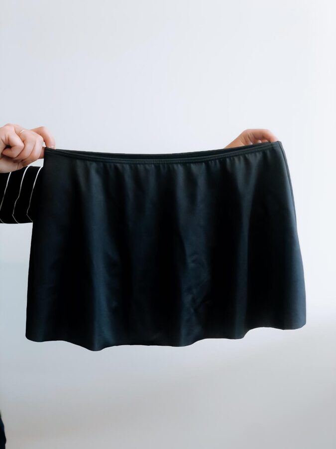 Panties with skirts